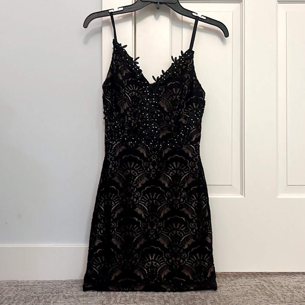 Short black cocktail dress